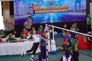 Kapolda Cup 2025, Tim Voli Putri Polresta Palangka Raya Tampil Memukau di GOR Serbaguna